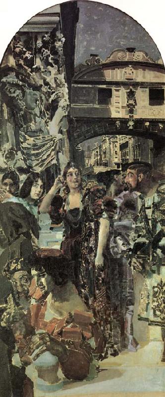 Mikhail Vrubel Venice oil painting picture